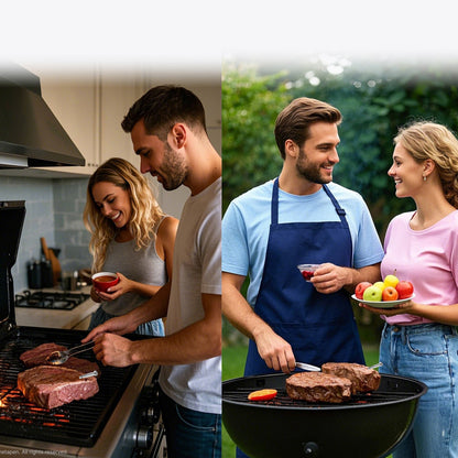Meatmeet S Pro Kitchen Thermometer with Bluetooth App for Grill, Oven, Smoker - Gray_10