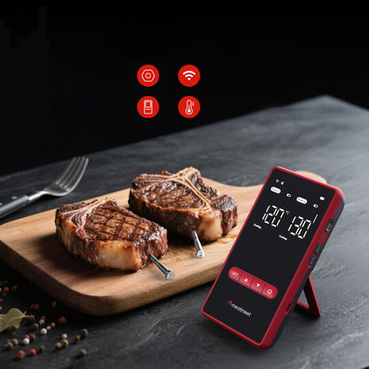 Meatmeet X Pro Kitchen Thermometer with Bluetooth/WiFi App for Grill, Oven, Smoker - Black_7