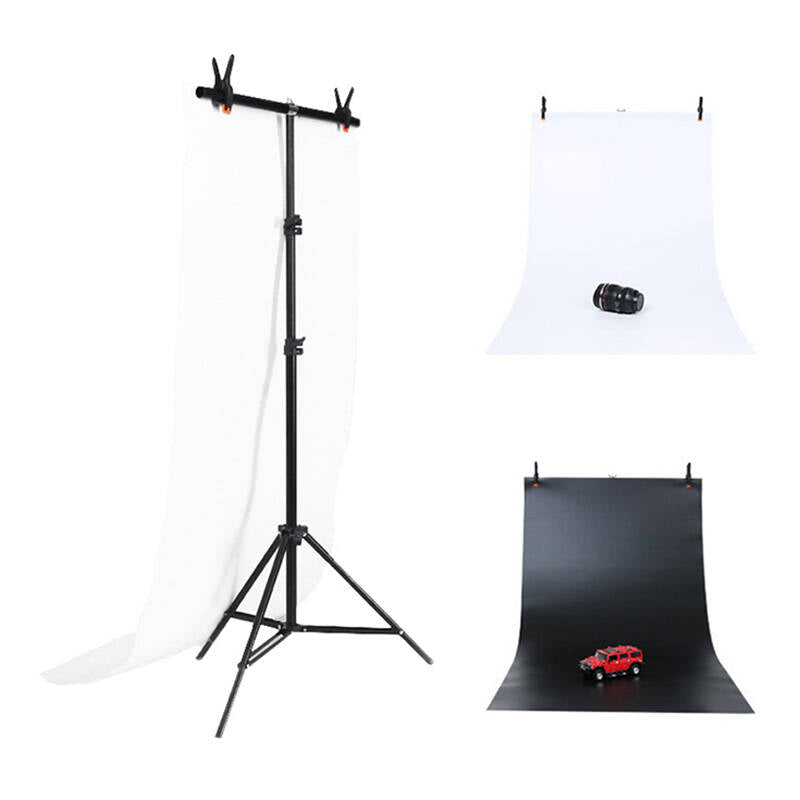 Photo studio background support Puluz 70x200cm + Backdrops 2 pcs DCA0976_0