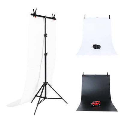 Photo studio background support Puluz 70x200cm + Backdrops 2 pcs DCA0976_0