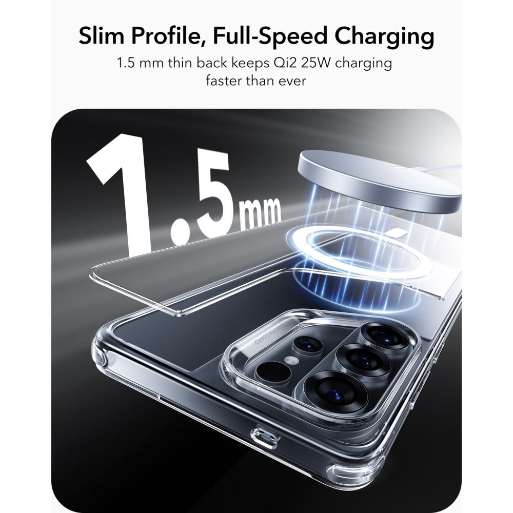 ESR Classic Hybrid MagSafe Case for Samsung Galaxy S26 Ultra - Transparent_7