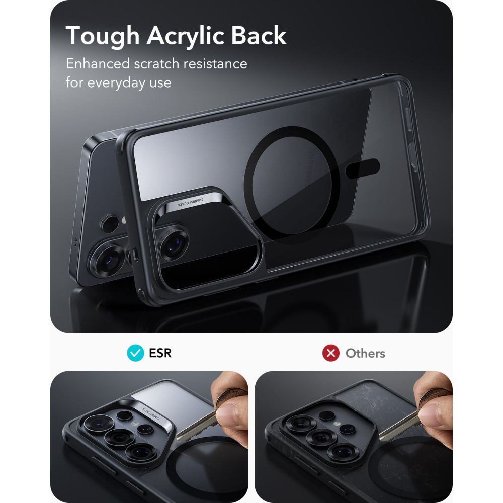 ESR Classic Hybrid MagSafe Case for Samsung Galaxy S26 Ultra - Clear Black_1