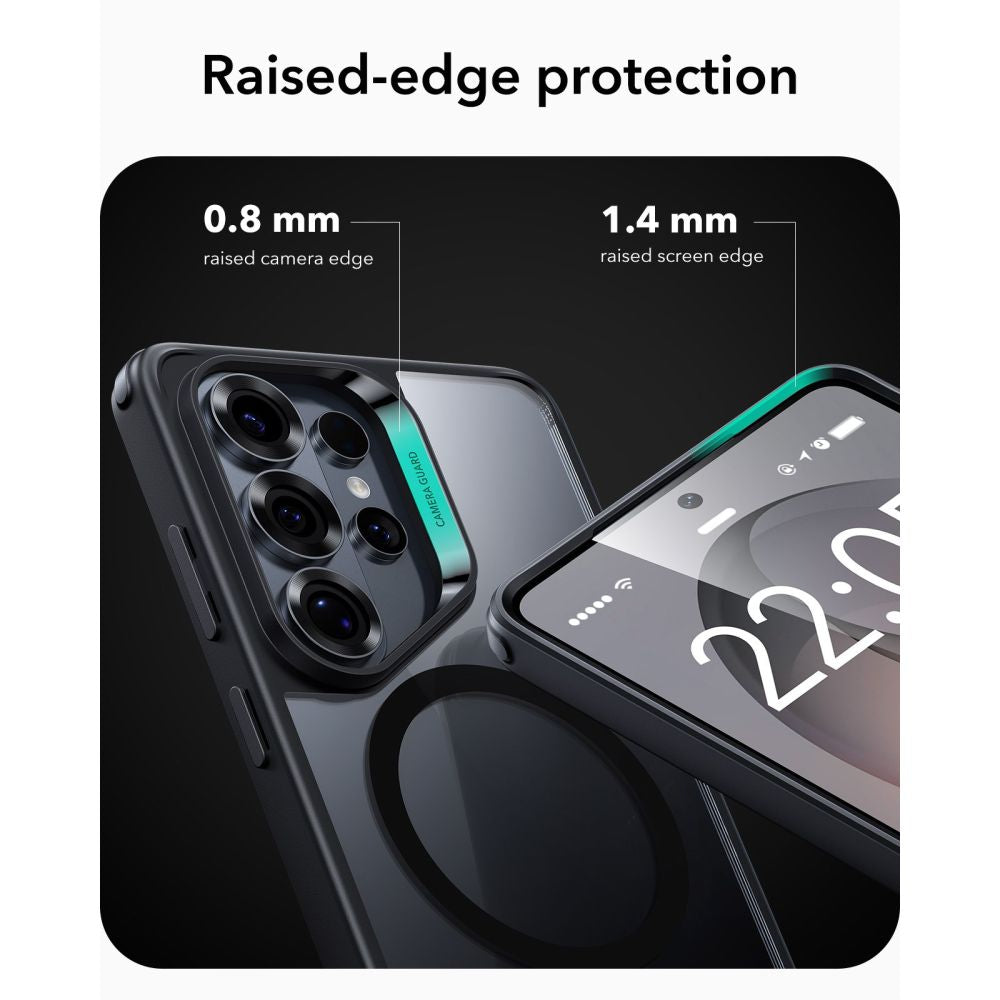 ESR Classic Hybrid MagSafe Case for Samsung Galaxy S26 Ultra - Clear Black_2
