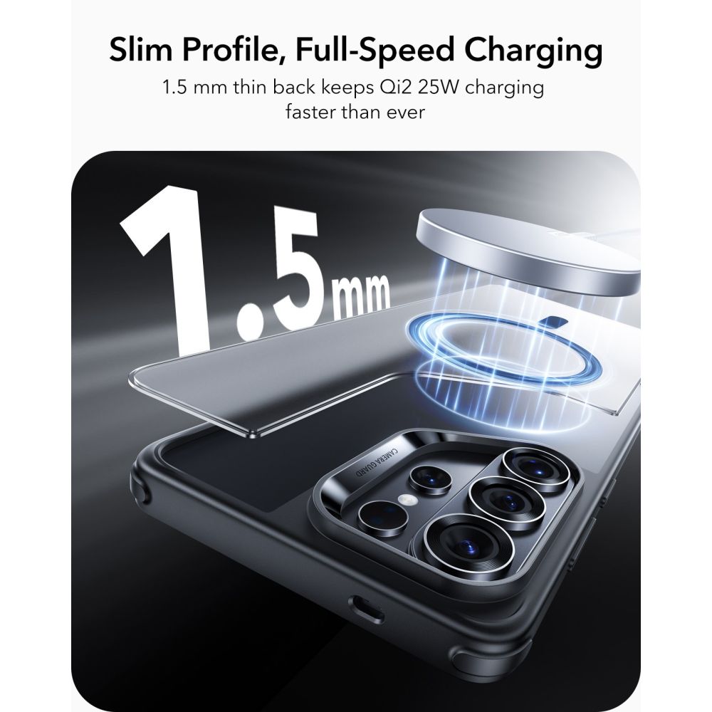 ESR Classic Hybrid MagSafe Case for Samsung Galaxy S26 Ultra - Black_3