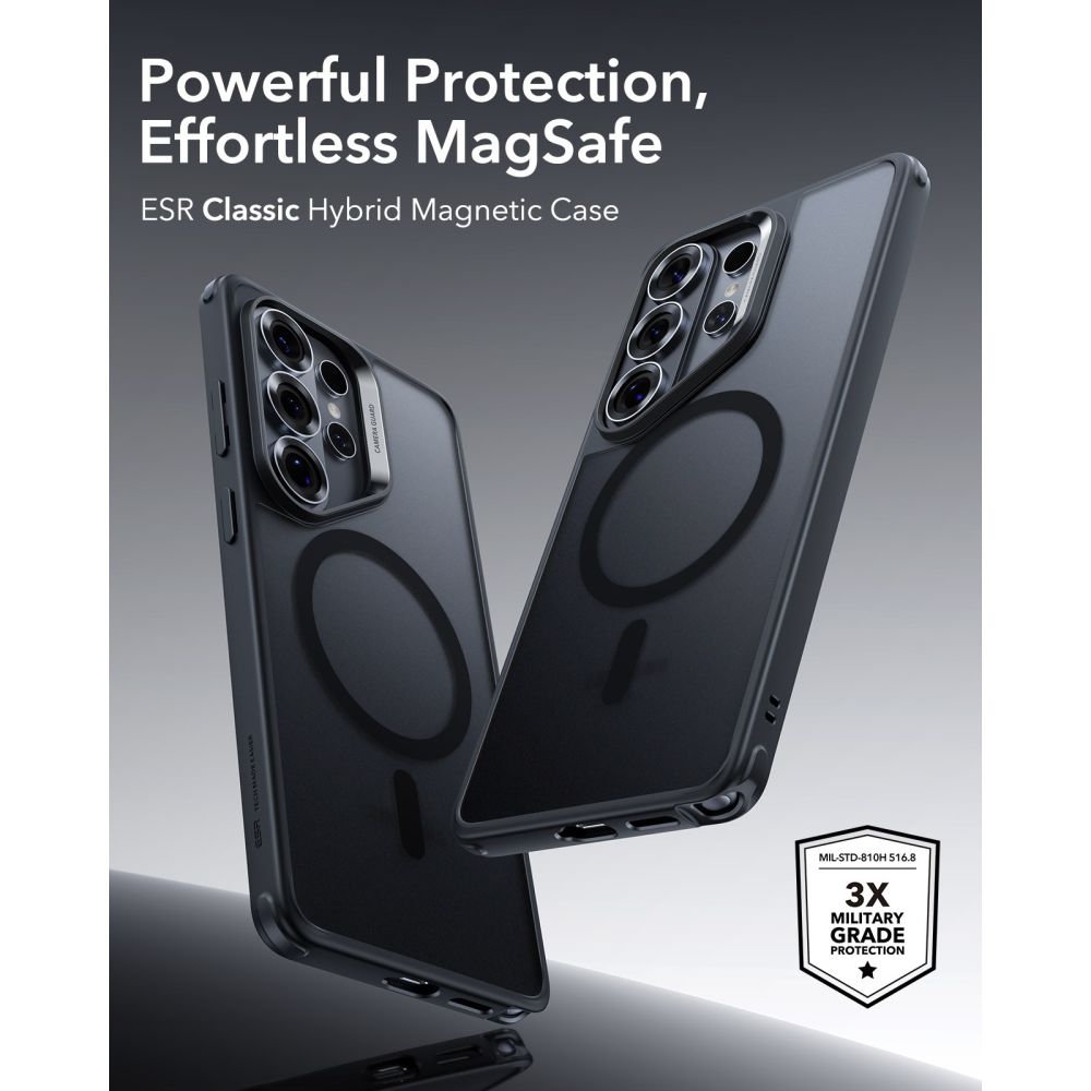 ESR Classic Hybrid MagSafe Case for Samsung Galaxy S26 Ultra - Black_5