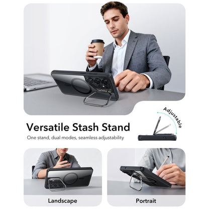 ESR Classic Hybrid Kickstand MagSafe Case for Samsung Galaxy S26 Ultra - Clear Black_2