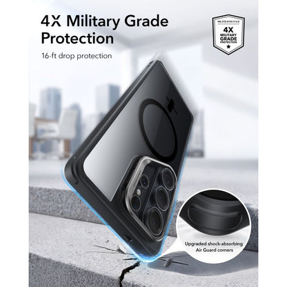 ESR Classic Hybrid Kickstand MagSafe Case for Samsung Galaxy S26 Ultra - Clear Black_4