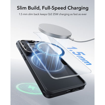 ESR Classic Hybrid Kickstand MagSafe Case for Samsung Galaxy S26 Ultra - Clear Black_6