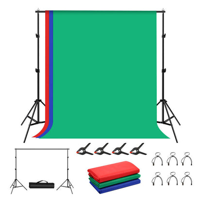 Photo studio background support Puluz 2x2m + Backdrops 3 pcs PKT5204_0