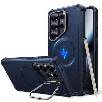 ESR Cyber ​​Tough Kickstand MagSafe Case for Samsung Galaxy S26 Ultra - Navy Blue_0