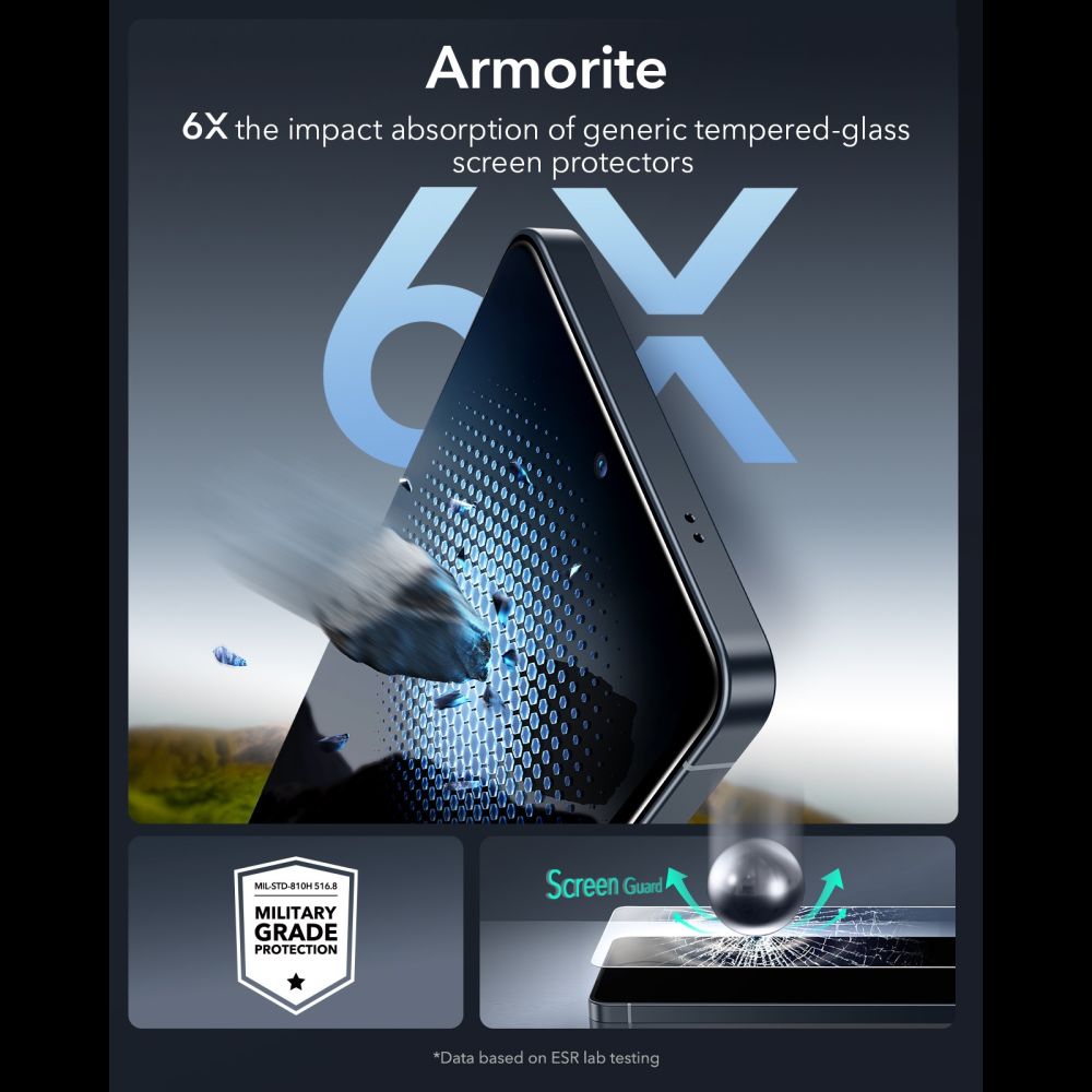 ESR UltraFit Armorite 2-Pack Tempered Glass for Samsung Galaxy S26 Ultra_4