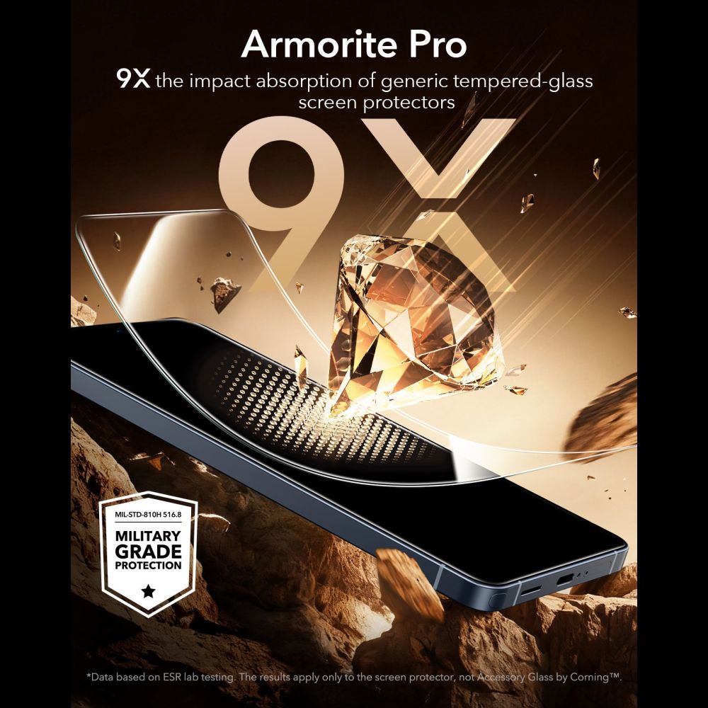 ESR UltraFit Armorite Pro Tempered Glass for Samsung Galaxy S26 Ultra_4