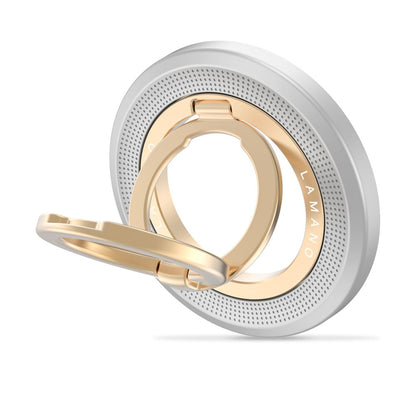 Tech-Protect MMR700 Lamano MagSafe Magnetic Phone Holder - Gray and Gold_0