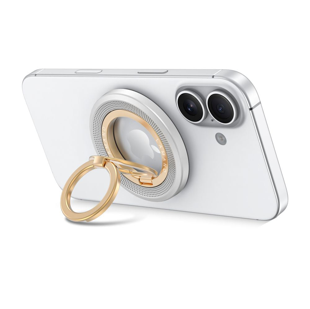Tech-Protect MMR700 Lamano MagSafe Magnetic Phone Holder - Gray and Gold_2