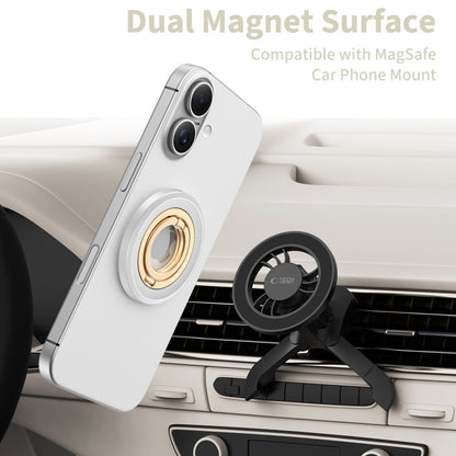 Tech-Protect MMR700 Lamano MagSafe Magnetic Phone Holder - Gray and Gold_4