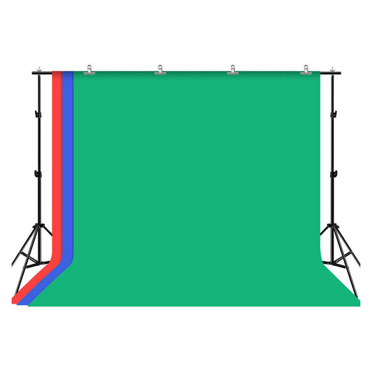 Photo studio background support Puluz 2x3m + Backdrops 3 pcs PKT5205_0