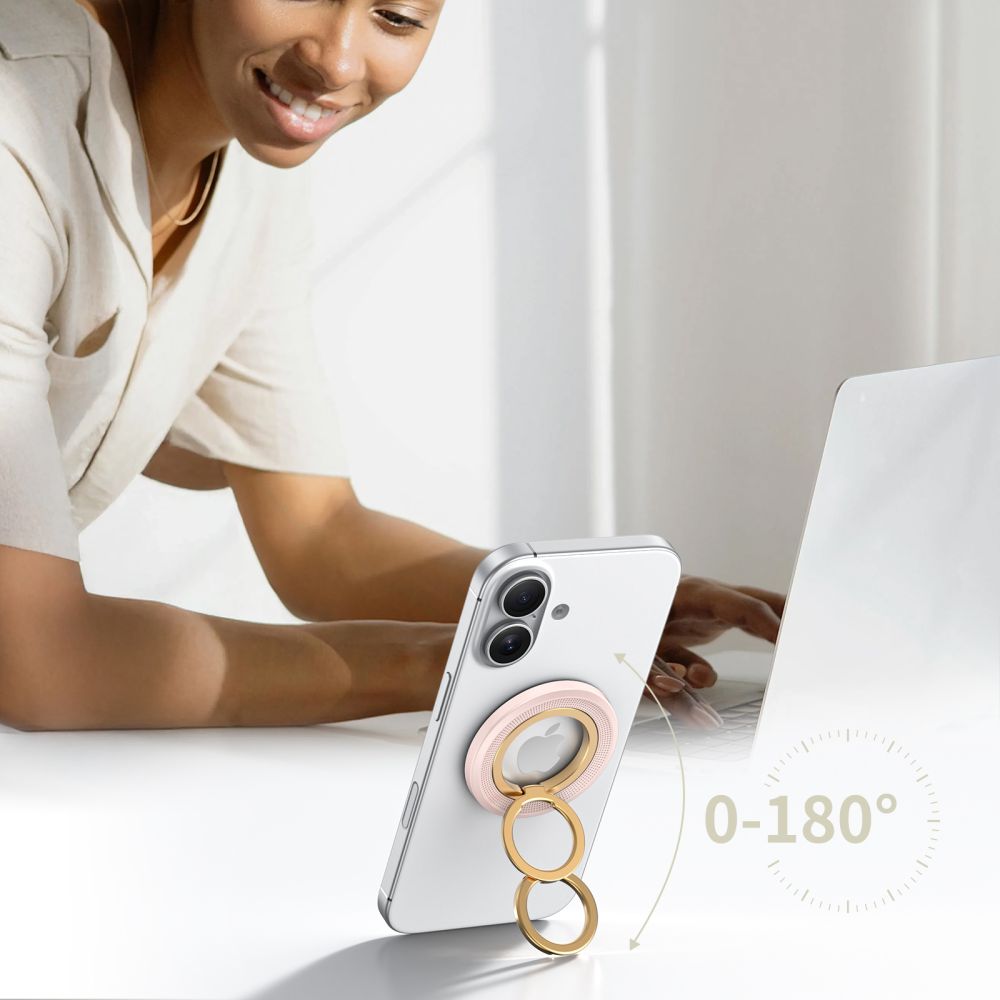 Tech-Protect MMR700 Lamano MagSafe Magnetic Phone Holder - Rose Gold_9