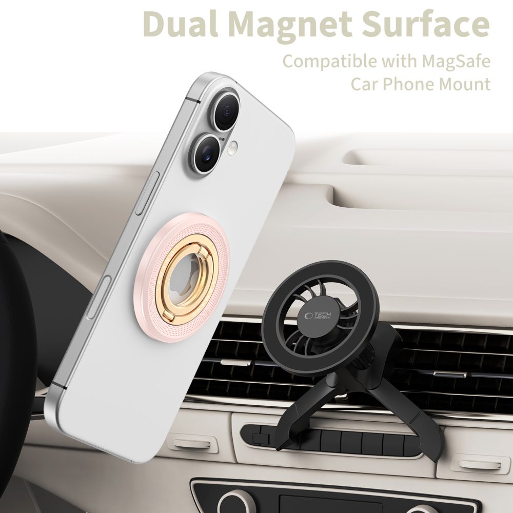 Tech-Protect MMR700 Lamano MagSafe Magnetic Phone Holder - Rose Gold_3