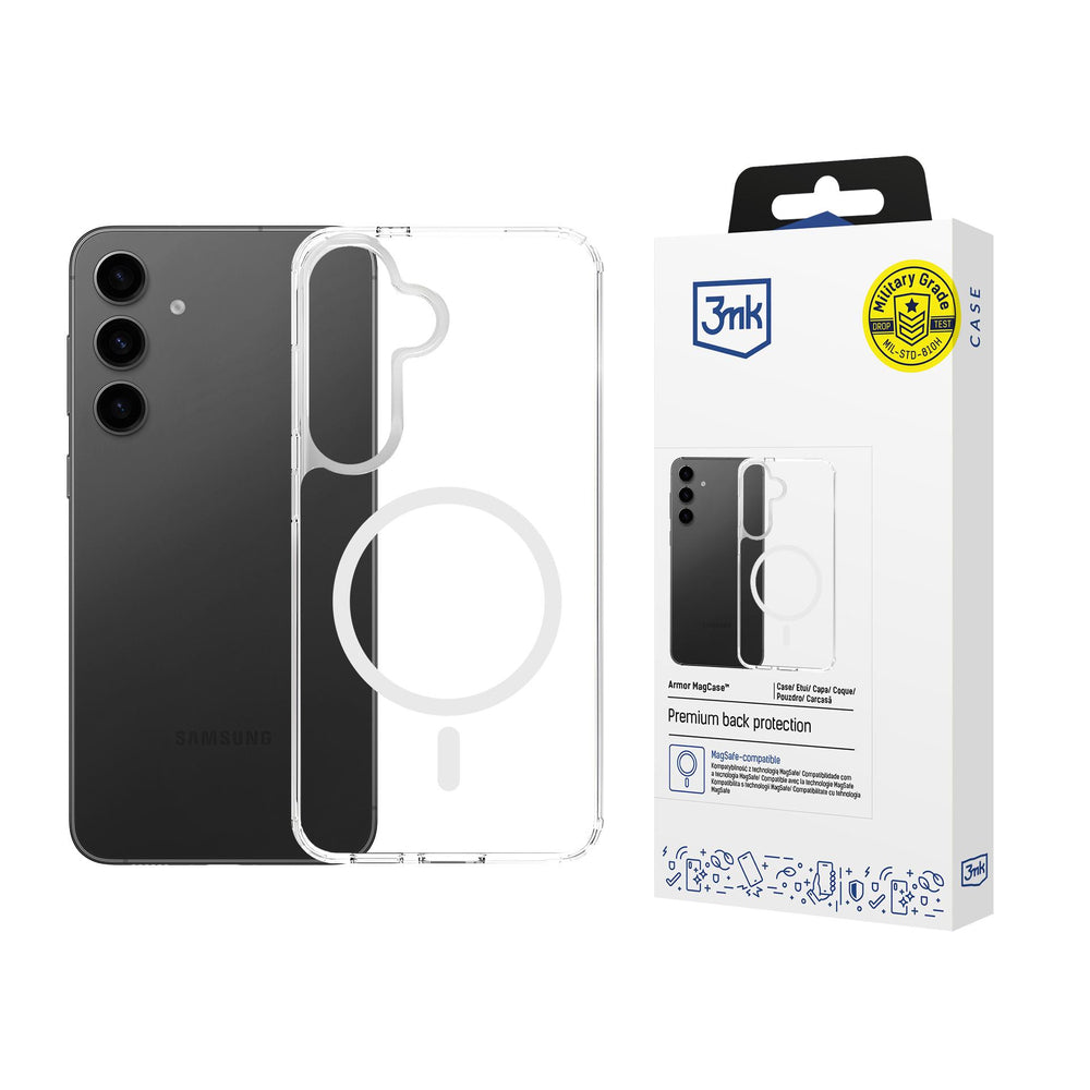 3mk Armor Magcase for Samsung Galaxy S24+ - transparent_10