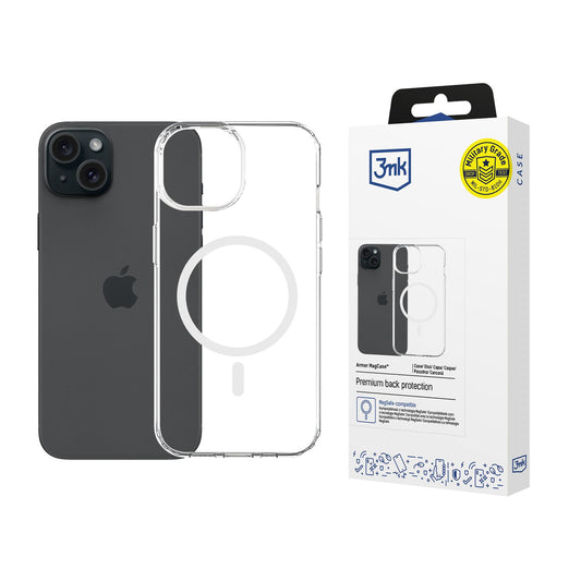 3mk Armor Magcase for iPhone 15 Plus - Transparent_0