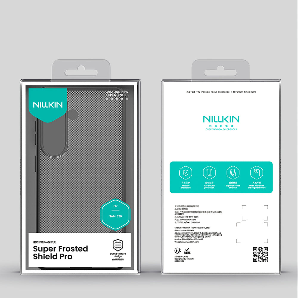 Nillkin Super Frosted Shield Pro Case for Samsung Galaxy S26+ - Translucent Black_11