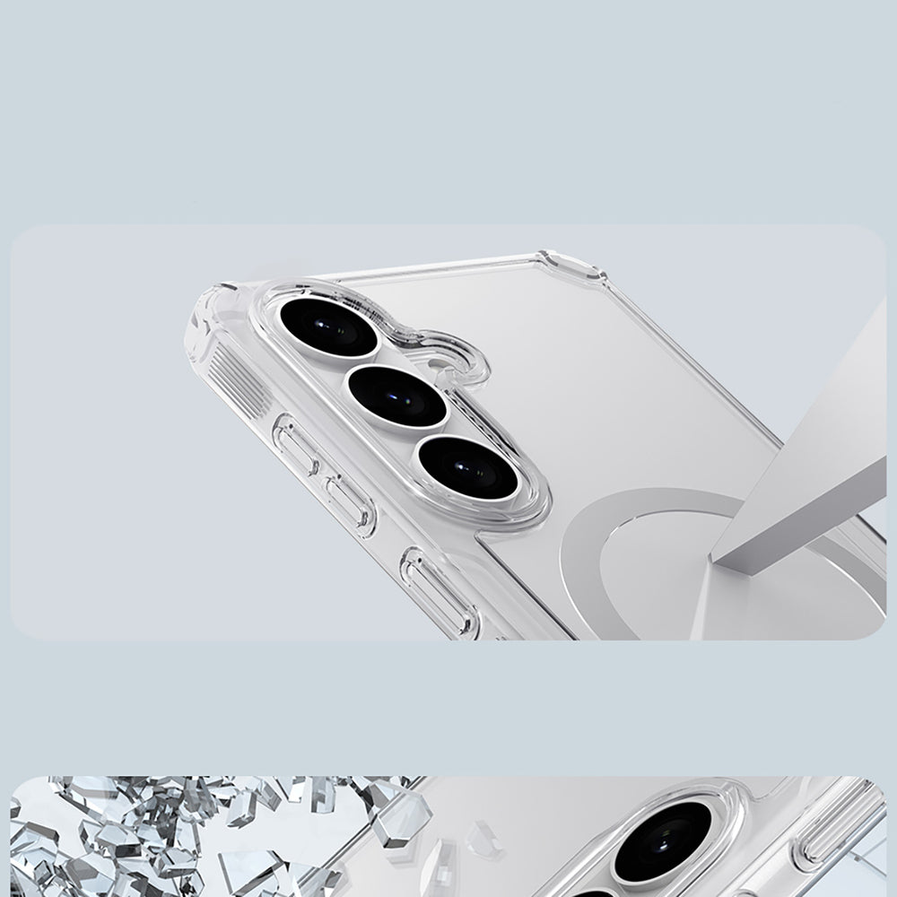 Nillkin Nature TPU Pro Case Compatible with MagSafe for Samsung Galaxy S26 - White_9