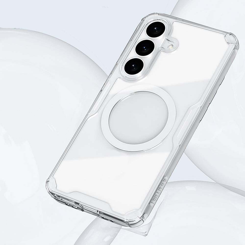 Nillkin Nature TPU Pro Case Compatible with MagSafe for Samsung Galaxy S26 - White_12