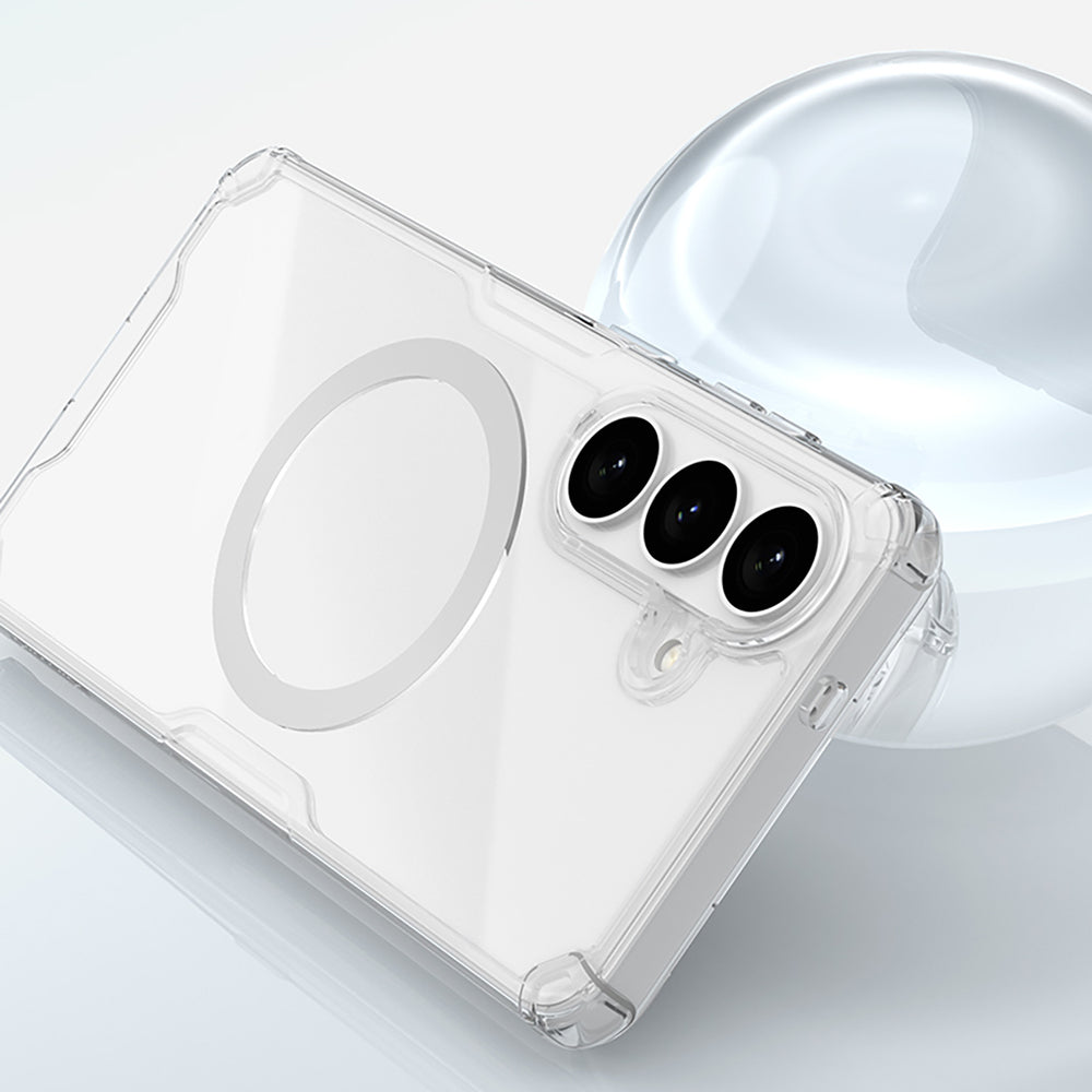 Nillkin Nature TPU Pro Case Compatible with MagSafe for Samsung Galaxy S26 - White_6