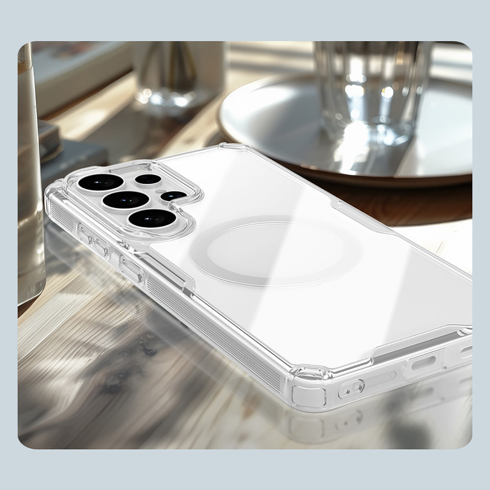 Nillkin Nature TPU Pro Case Compatible with MagSafe for Samsung Galaxy S26 Ultra - White_13