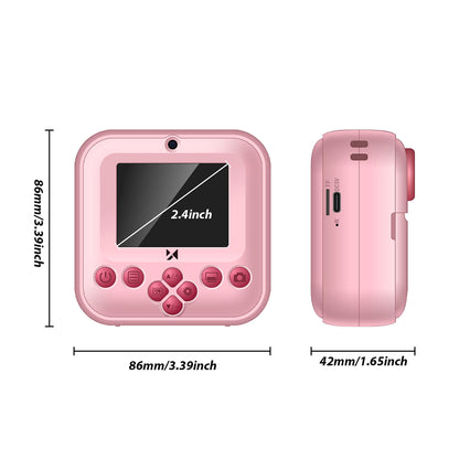 Wozinsky WDT-03 Thermal Printer Camera for Kids - Pink_2