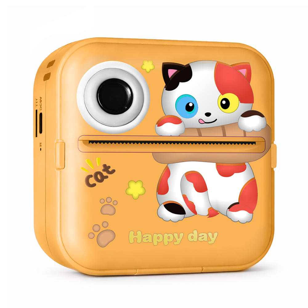 Wozinsky WDT-05 Thermal Printer Camera for Kids - Orange_0