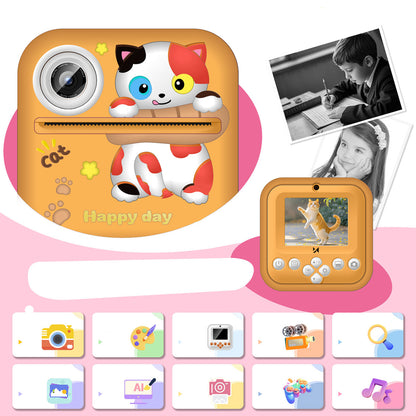 Wozinsky WDT-05 Thermal Printer Camera for Kids - Orange_4