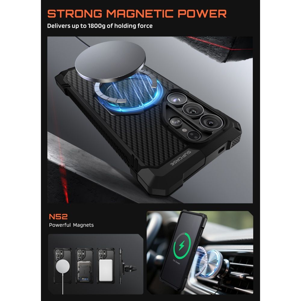 Supcase UB Grip Mag MagSafe Case for Samsung Galaxy S26 Ultra - Black_2
