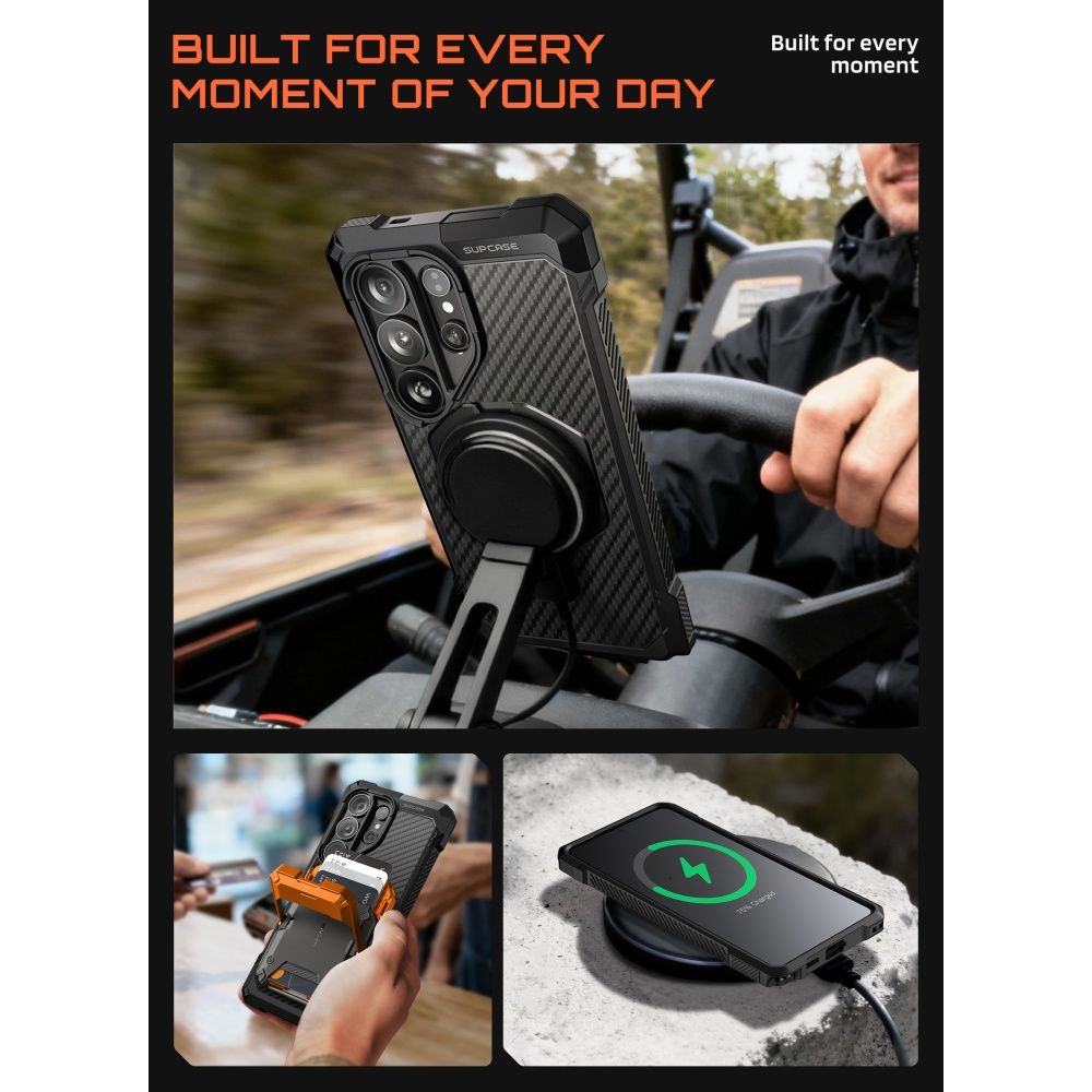 Supcase UB Grip Mag MagSafe Case for Samsung Galaxy S26 Ultra - Black_7