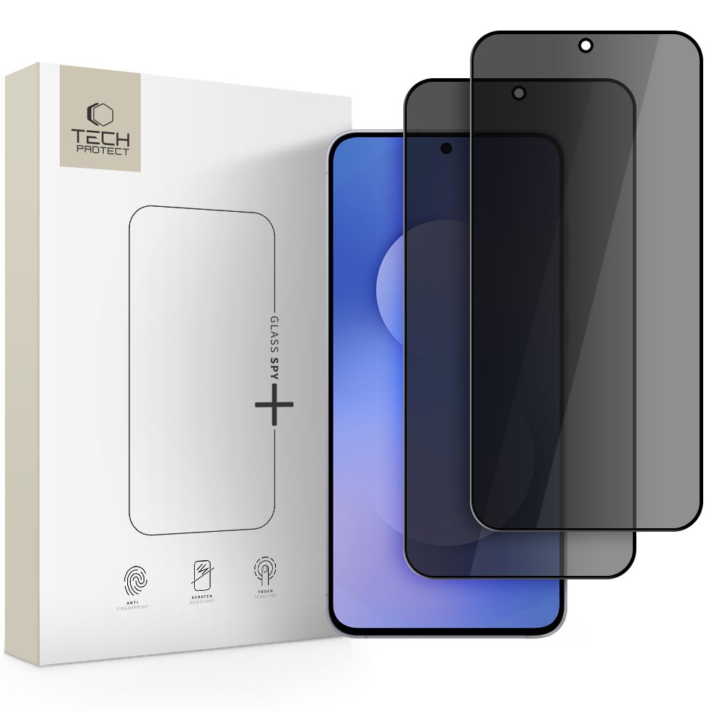 Tech-Protect Glass SPY+ 2-Pack Privacy Tempered Glass for Samsung Galaxy A37 / A57 5G / S25 FE_0