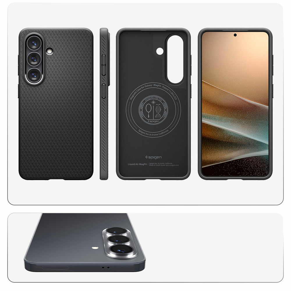 Hard Case Spigen Liquid Air with MagSafe for Samsung Galaxy S26 S942, Matte Black ACS10730_17