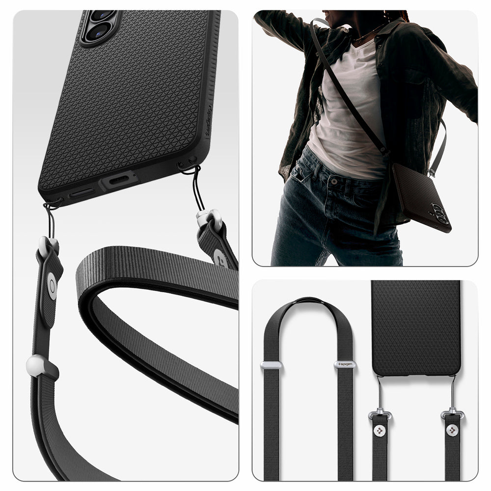 Hard Case Spigen Liquid Air with MagSafe for Samsung Galaxy S26 S942, Matte Black ACS10730_23