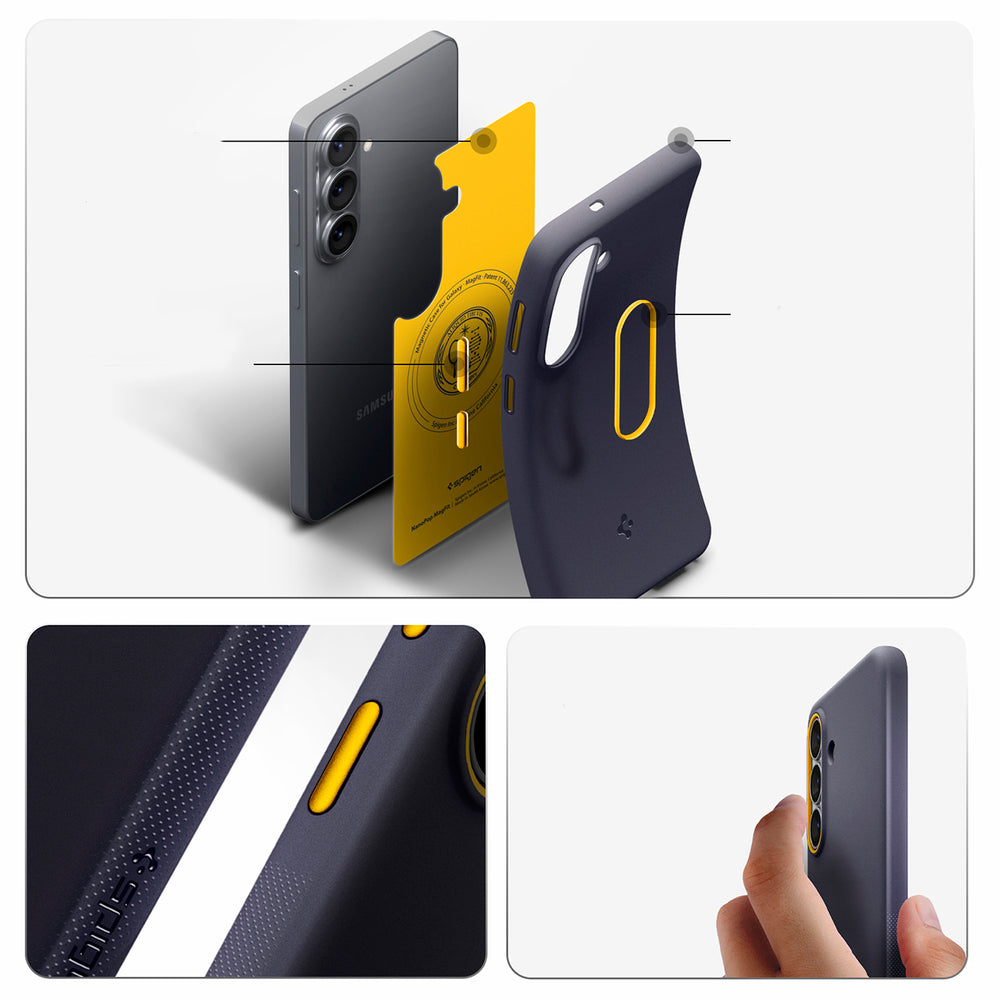 Hard Case Spigen Caseology Nano Pop with MagSafe for Samsung Galaxy S26 S942, Blueberry Navy ACS11065_13