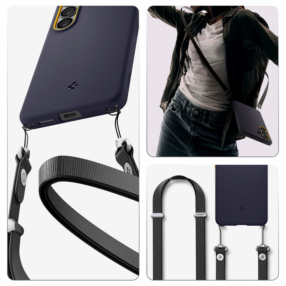 Hard Case Spigen Caseology Nano Pop with MagSafe for Samsung Galaxy S26 S942, Blueberry Navy ACS11065_17
