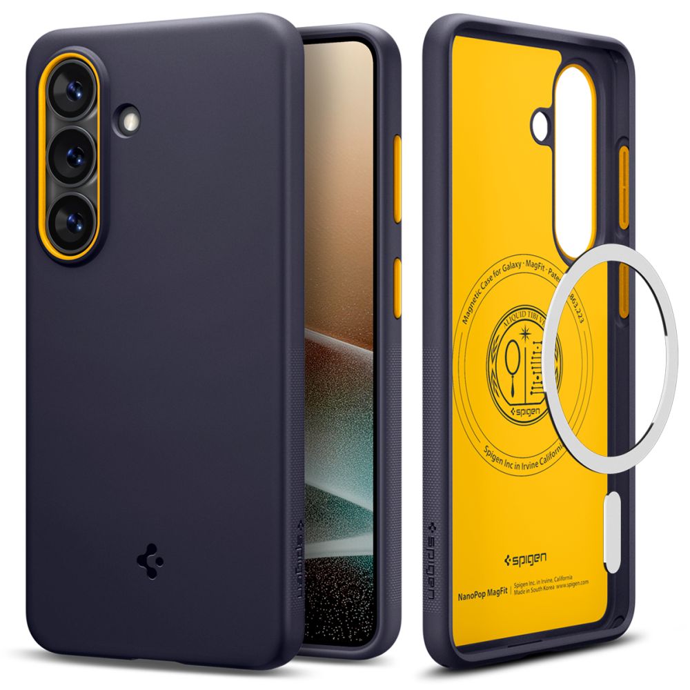 Hard Case Spigen Caseology Nano Pop with MagSafe for Samsung Galaxy S26 S942, Blueberry Navy ACS11065_1
