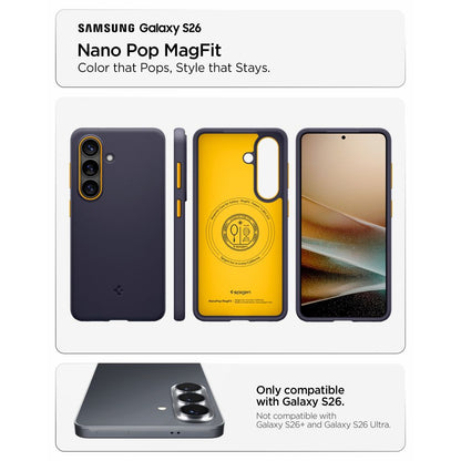 Hard Case Spigen Caseology Nano Pop with MagSafe for Samsung Galaxy S26 S942, Blueberry Navy ACS11065_6
