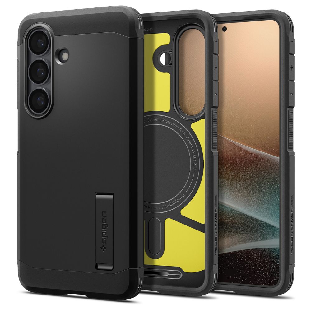 Spigen Tough Armor Mag MagSafe Case for Samsung Galaxy S26 - Black_0