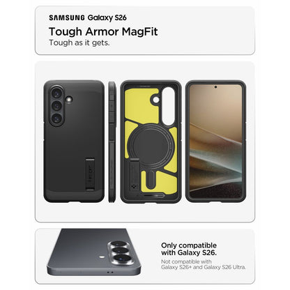 Spigen Tough Armor Mag MagSafe Case for Samsung Galaxy S26 - Black_6