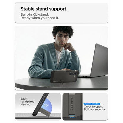 Hard Case Spigen Tough Armor with MagSafe for Samsung Galaxy S26 S942, Gunmetal ACS10739_9