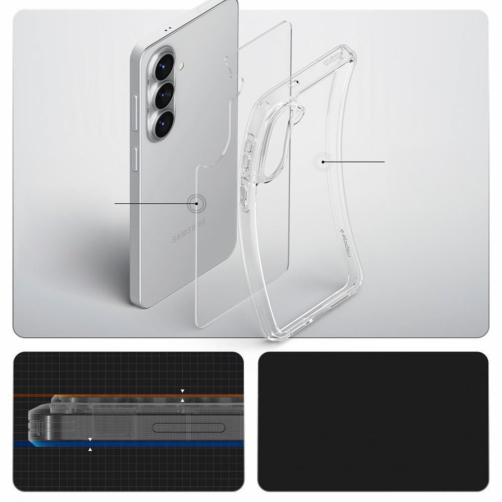 Hard Case Spigen Ultra Hybrid for Samsung Galaxy S26 S942, Crystal Clear ACS10732_14
