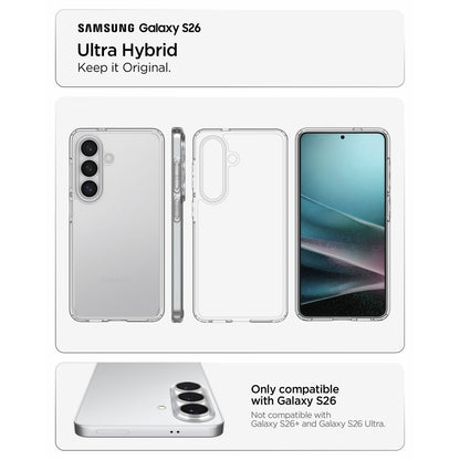 Hard Case Spigen Ultra Hybrid for Samsung Galaxy S26 S942, Crystal Clear ACS10732_4