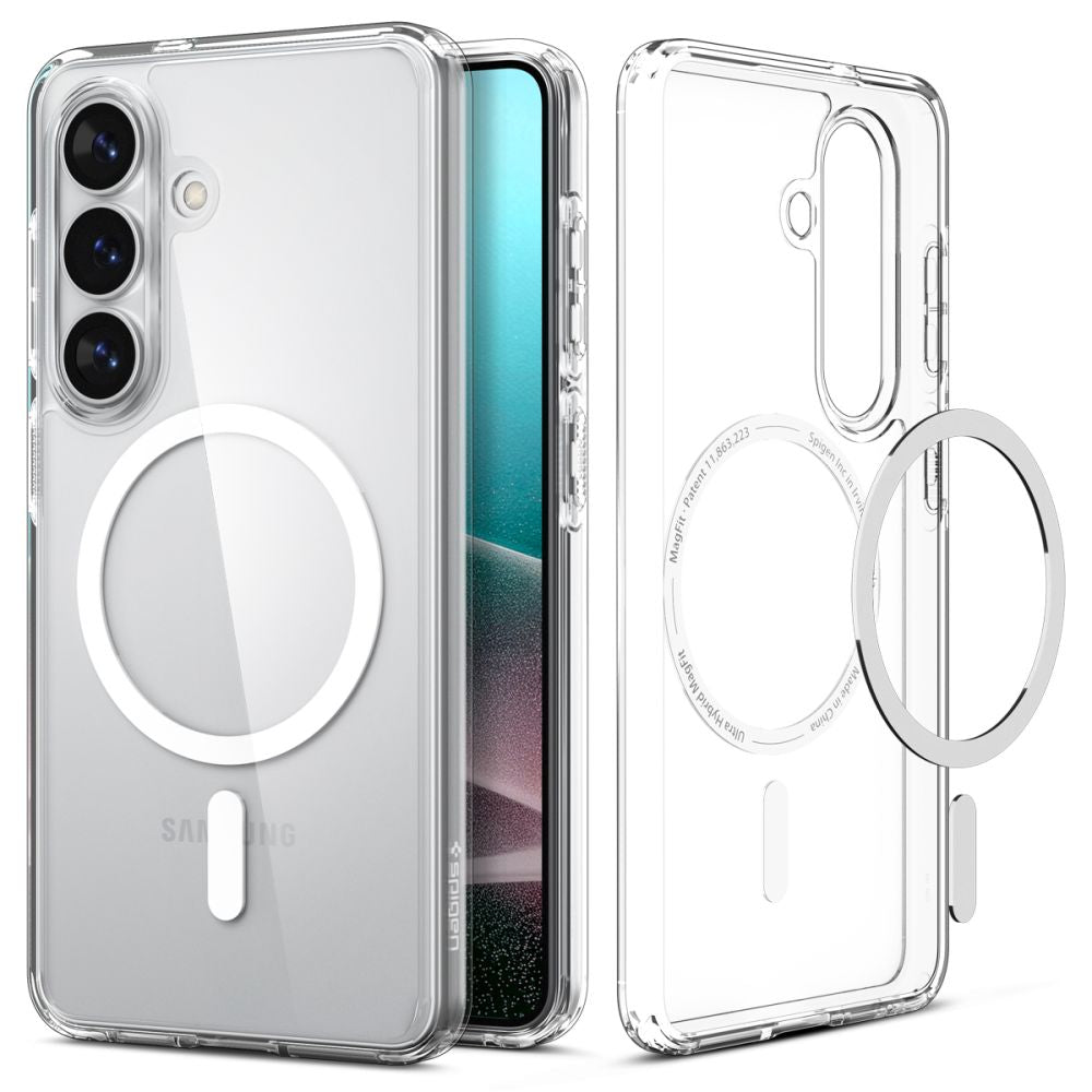 Hard Case Spigen Ultra Hybrid with MagSafe for Samsung Galaxy S26 S942, Clear White ACS10734_1