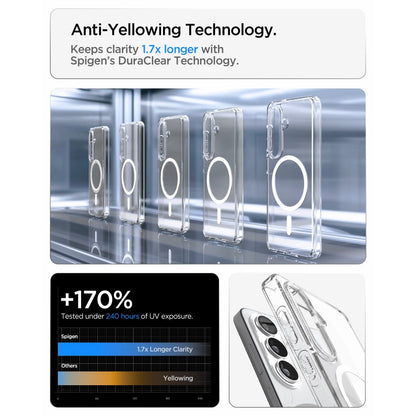Hard Case Spigen Ultra Hybrid with MagSafe for Samsung Galaxy S26 S942, Clear White ACS10734_7