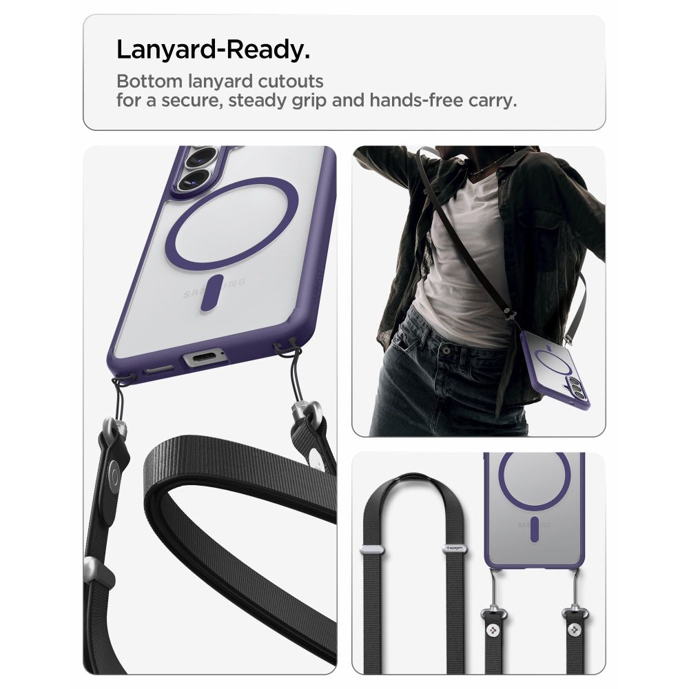 Hard Case Spigen Ultra Hybrid with MagSafe for Samsung Galaxy S26 S942, Deep Purple ACS11220_12