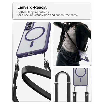 Hard Case Spigen Ultra Hybrid with MagSafe for Samsung Galaxy S26 S942, Deep Purple ACS11220_12